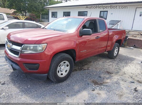 1GCHSBEA4G1318282 2016 CHEVROLET COLORADO Red წინა მარცხენა ხედი სამი მეოთხედიდან