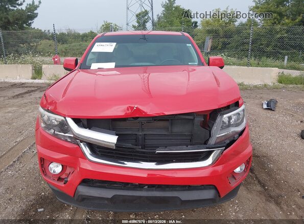 1GCHSBEA4K1190358 2019 CHEVROLET COLORADO Red Widok wnętrza z tyłu