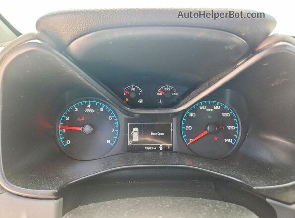 1GCHSBEA6K1239141 2019 CHEVROLET COLORADO Charcoal Вид щитка приладів