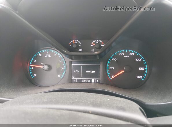 1GCHSBEA7G1323654 2016 CHEVROLET COLORADO White უკანა სავარძლების ხედი