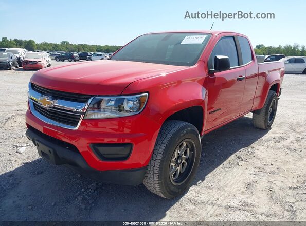 1GCHSBEA8K1119650 2019 CHEVROLET COLORADO Red Передня ліва чверть