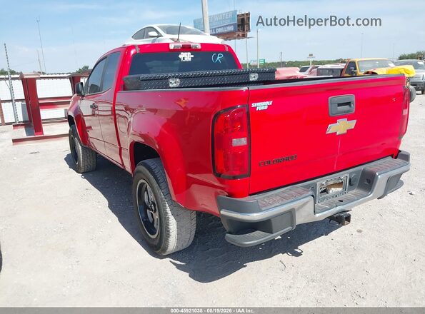1GCHSBEA8K1119650 2019 CHEVROLET COLORADO Red Задня ліва чверть