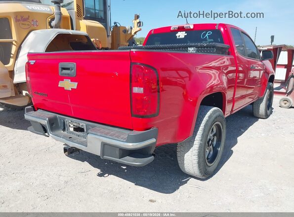 1GCHSBEA8K1119650 2019 CHEVROLET COLORADO Red Задня права чверть