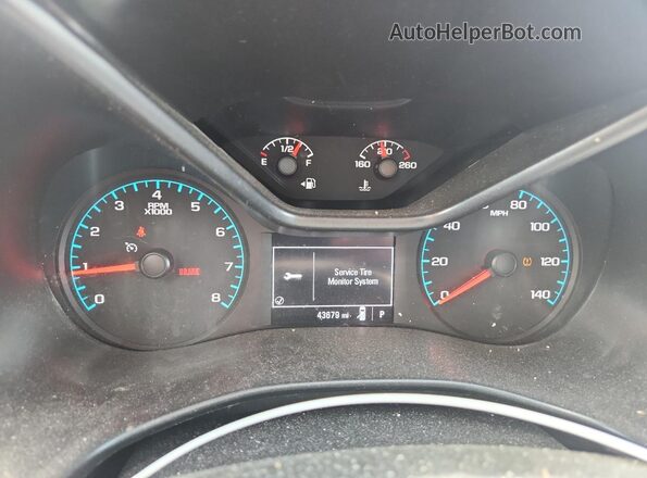 1GCHSBEA8L1216154 2020 CHEVROLET COLORADO White Vista del cuadro de instrumentos