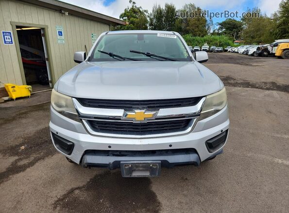 1GCHSBEAXJ1180237 2018 CHEVROLET COLORADO Silver Դիմացի տեսք