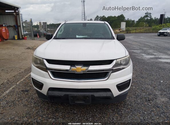 1GCHSBEAXJ1250013 2018 CHEVROLET COLORADO Белый Вид щитка приборов