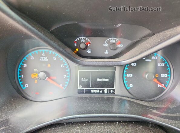 1GCHSBEAXK1148700 2019 CHEVROLET COLORADO White Вид щитка приладів