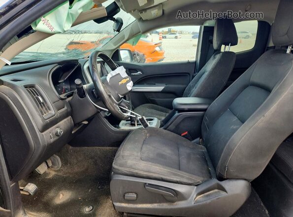 1GCHSCE3XG1136769 2016 CHEVROLET COLORADO Black Вид салону спереду