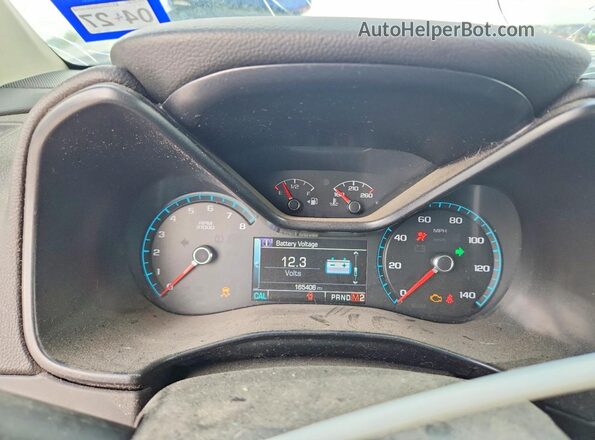 1GCHSCE3XG1136769 2016 CHEVROLET COLORADO Black Вид щитка приладів