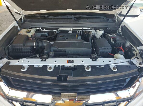 1GCHSCEA1L1161519 2020 CHEVROLET COLORADO Белый Вид задней части салона