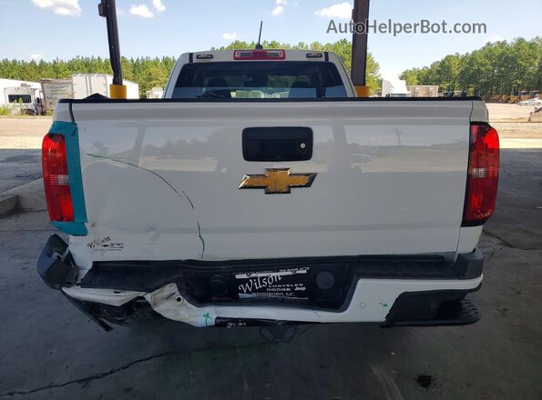 1GCHSCEA1L1161519 2020 CHEVROLET COLORADO Белый Вид сзади