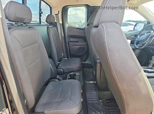 1GCHSCEA4H1249455 2017 CHEVROLET COLORADO Black Հետևի նստատեղերի տեսք