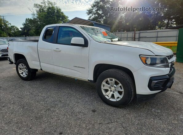1GCHSCEA4M1241382 2021 CHEVROLET COLORADO Белый Передняя правая четверть