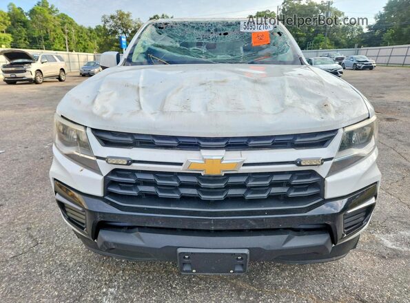 1GCHSCEA4M1241382 2021 CHEVROLET COLORADO Белый Вид спереди