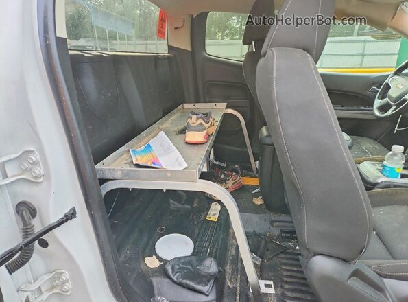 1GCHSCEA4M1241382 2021 CHEVROLET COLORADO Белый Вид задних сидений