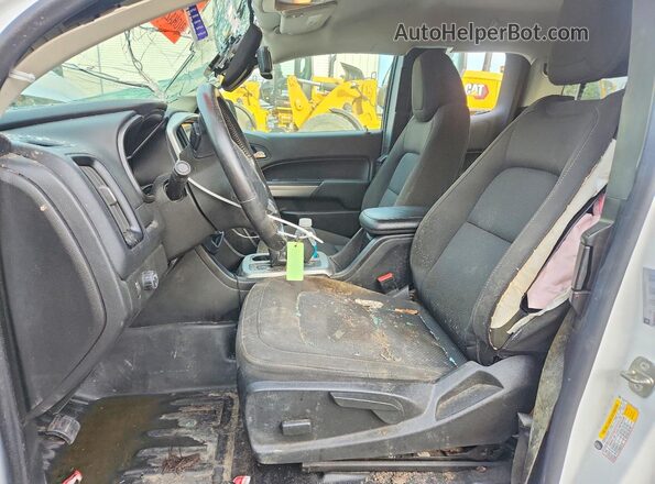 1GCHSCEA4M1241382 2021 CHEVROLET COLORADO Белый Вид салона спереди