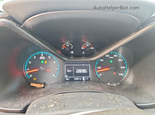 1GCHSCEA4M1241382 2021 CHEVROLET COLORADO Белый Вид щитка приборов