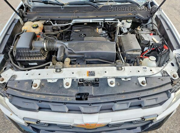 1GCHSCEA4M1241382 2021 CHEVROLET COLORADO Белый Вид задней части салона