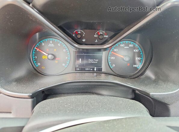 1GCHSCEA5M1284564 2021 CHEVROLET COLORADO Серый Вид щитка приборов