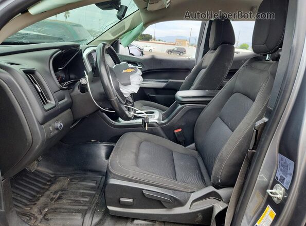 1GCHSCEA5M1284564 2021 CHEVROLET COLORADO Серый Вид салона спереди