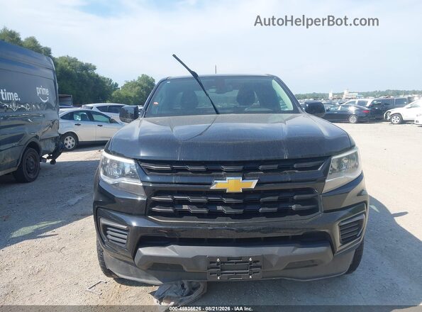 1GCHSCEA6M1268003 2021 CHEVROLET COLORADO Black Widok zestawu wskaźników