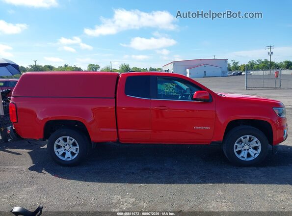 1GCHSCEA8H1284466 2017 CHEVROLET COLORADO Красный Вид задней части салона