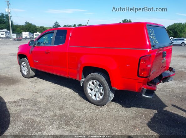 1GCHSCEA8H1284466 2017 CHEVROLET COLORADO Красный Задняя левая четверть
