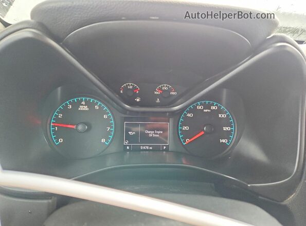 1GCHSCEA8M1247590 2021 CHEVROLET COLORADO White ხელსაწყოთა პანელის ხედი