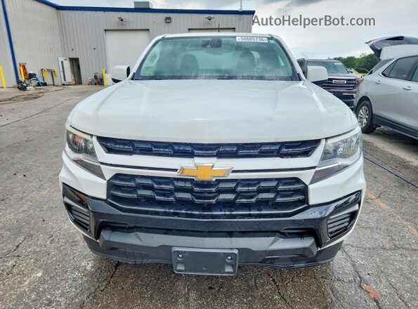 1GCHSCEA8M1247590 2021 CHEVROLET COLORADO White წინა ხედი
