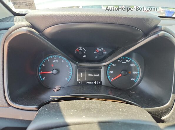 1GCHSCEAXM1274760 2021 CHEVROLET COLORADO Gray Widok zestawu wskaźników