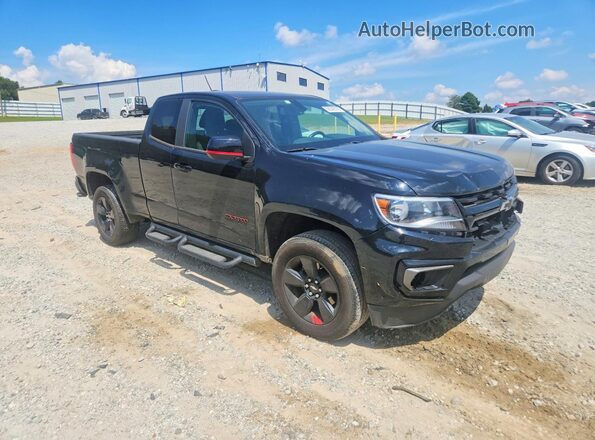 1GCHSCEN4M1281531 2021 CHEVROLET COLORADO Черный Вид салона спереди
