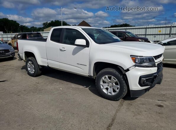 1GCHSCEN6M1295558 2021 CHEVROLET COLORADO Белый Передняя правая четверть