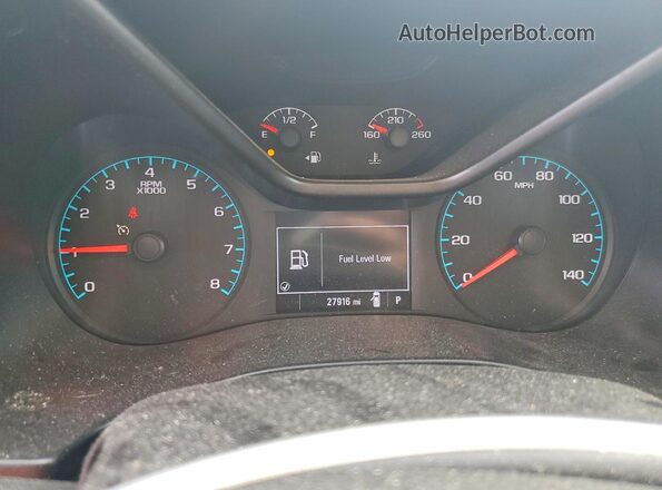 1GCHSCEN6M1295558 2021 CHEVROLET COLORADO Белый Вид щитка приборов