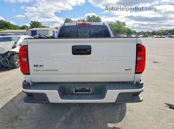1GCHSCEN6M1295558 2021 CHEVROLET COLORADO Белый Вид сзади