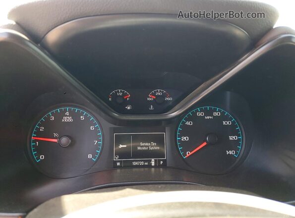 1GCHTBEA3M1108572 2021 CHEVROLET COLORADO White Vista del cuadro de instrumentos