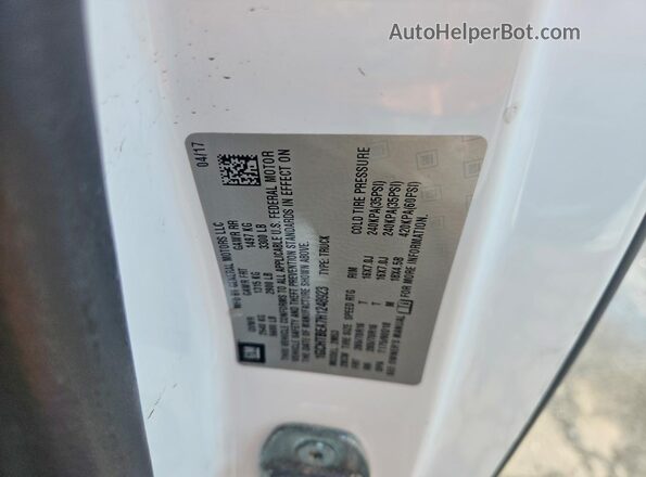 1GCHTBEA7H1248923 2017 CHEVROLET COLORADO White Vista del compartimento del motor