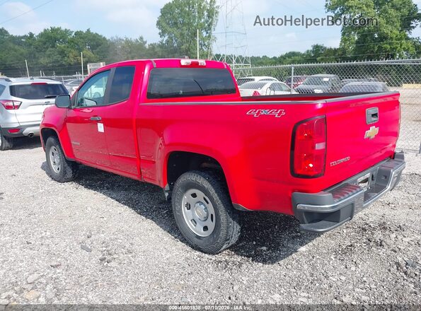 1GCHTBEAXH1222235 2017 CHEVROLET COLORADO Красный Задняя левая четверть