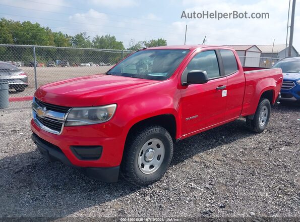 1GCHTBEAXH1222235 2017 CHEVROLET COLORADO Красный Передняя левая четверть