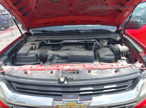 1GCHTBEAXH1222235 2017 CHEVROLET COLORADO Красный Вид сзади