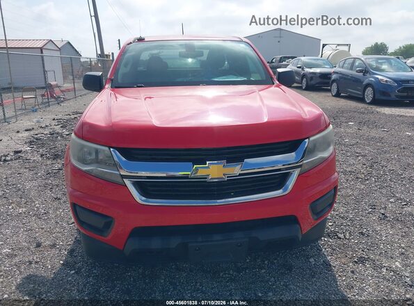1GCHTBEAXH1222235 2017 CHEVROLET COLORADO Красный Вид щитка приборов