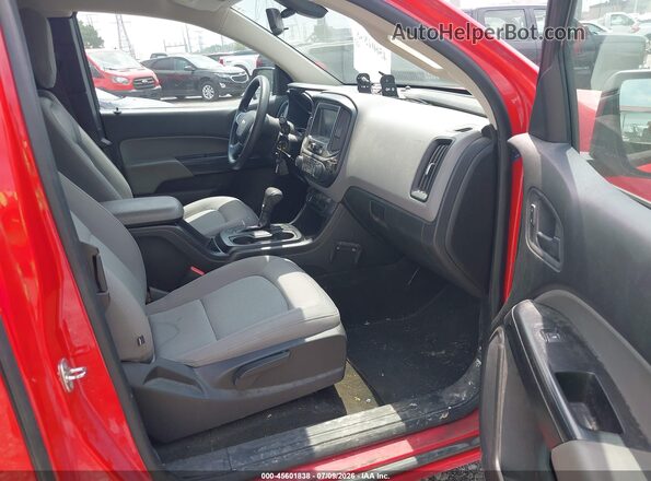 1GCHTBEAXH1222235 2017 CHEVROLET COLORADO Красный Вид салона спереди