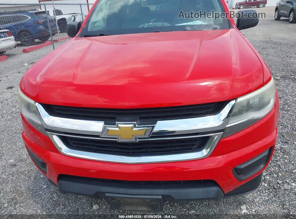 1GCHTBEAXH1222235 2017 CHEVROLET COLORADO Красный Вид спереди