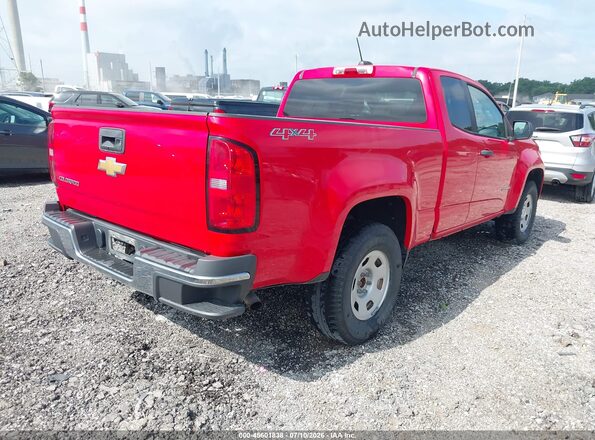 1GCHTBEAXH1222235 2017 CHEVROLET COLORADO Красный Задняя правая четверть