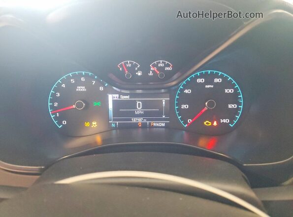 1GCHTCEA3G1163243 2016 CHEVROLET COLORADO Silver ხელსაწყოთა პანელის ხედი