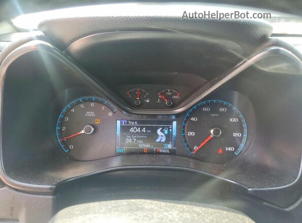 1GCHTCEN3J1274675 2018 CHEVROLET COLORADO Gray Instrument cluster view