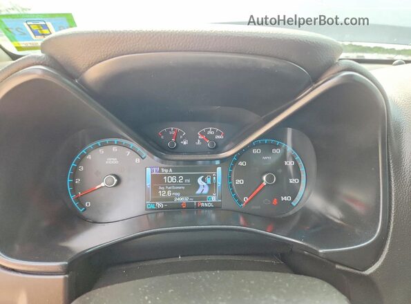 1GCHTCEN8J1120026 2018 CHEVROLET COLORADO Серый Вид щитка приборов