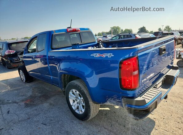 1GCHTCENXN1105937 2022 CHEVROLET COLORADO Синий Задняя левая четверть