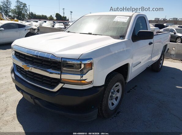 1GCNCNEC1JZ102370 2018 CHEVROLET SILVERADO White Vista tres cuartos delantera izquierda