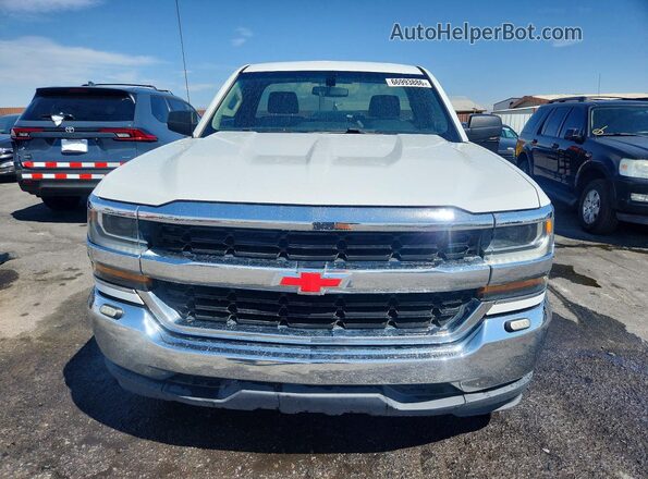 1GCNCNEC4JZ133077 2018 CHEVROLET SILVERADO White წინა პანელის ხედი