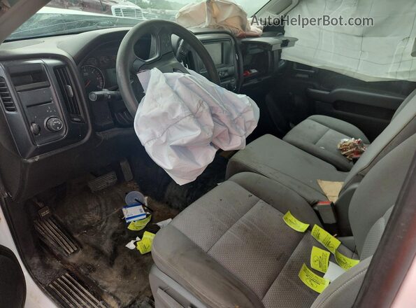 1GCNCNEC5JZ382567 2018 CHEVROLET SILVERADO White Widok deski rozdzielczej